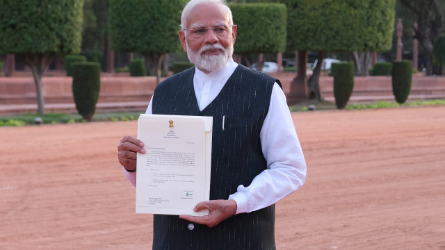 Narendra Modi, the Prime Minister of India, is scheduled to be sworn in for a third term on Sunday 09 06 2024